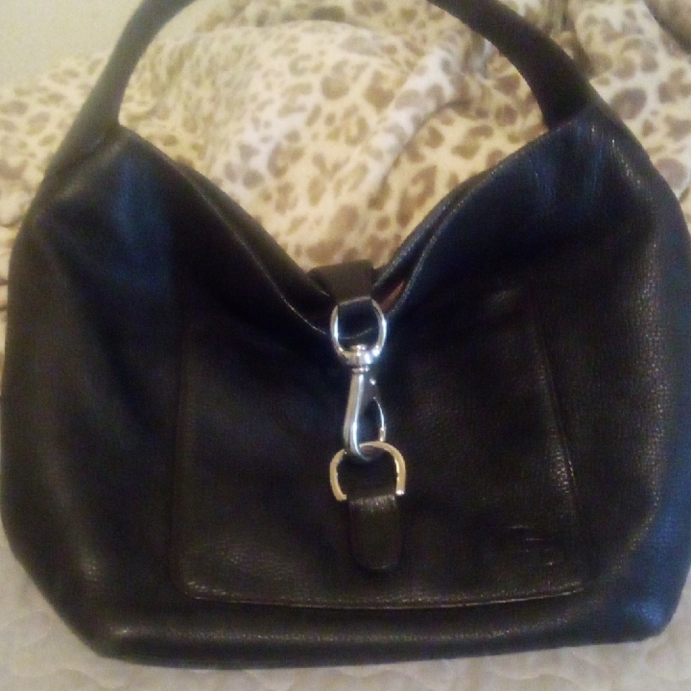 Dooney & Bourke Black Leather Hobo Bag